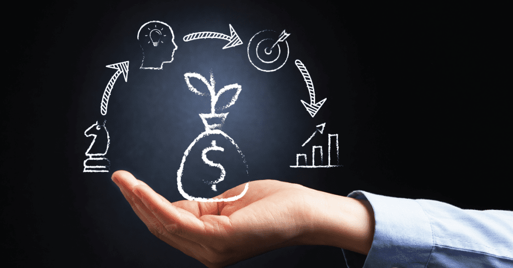 Business Cycle 5 stages of growth image