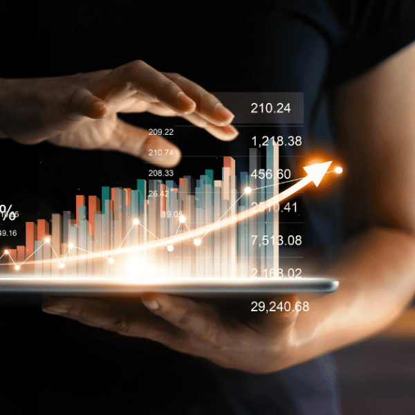 Sales chart growth image