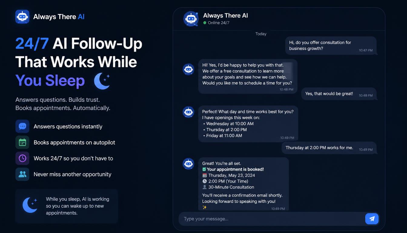 AI chat bot on website Social Media Post